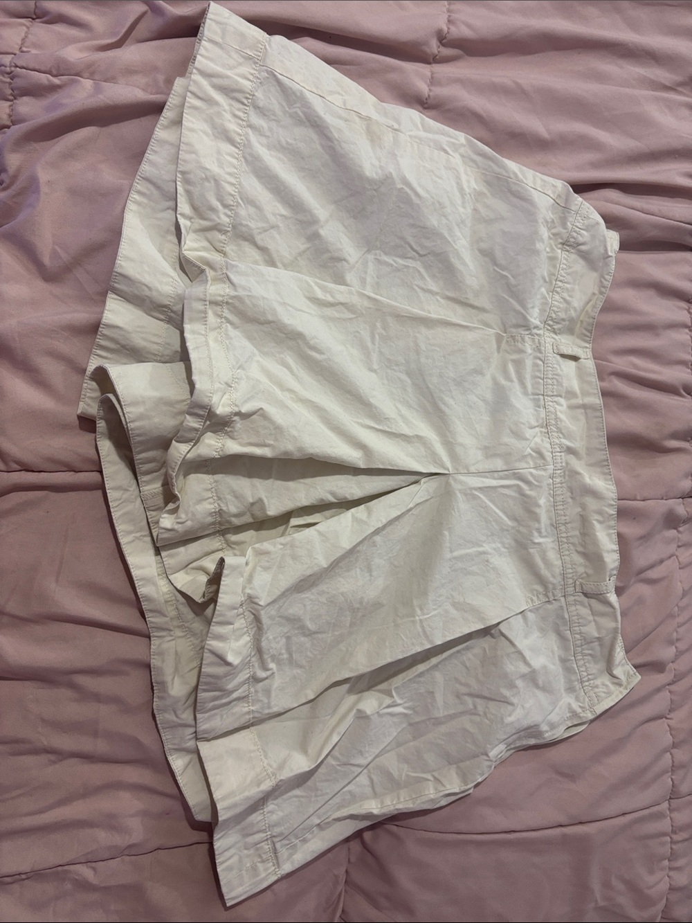 Women’s White Cargo Shorts - Lightweight Summer Utility Style